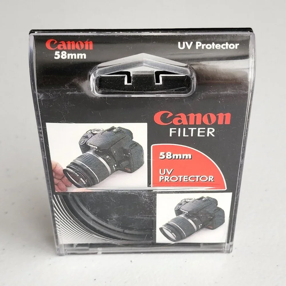 CANON Filter 58mm UV Protector Quantaray C-P.L. Lens Filter for SLR Lenses